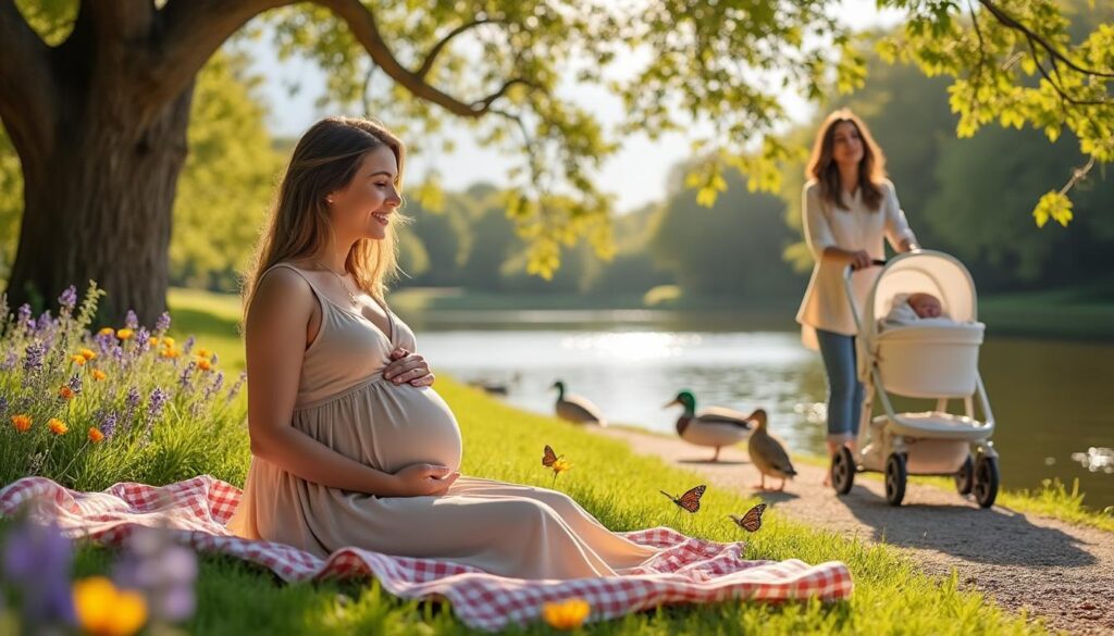 Activités nature : idées de sorties douces quand on est enceinte ou jeune maman