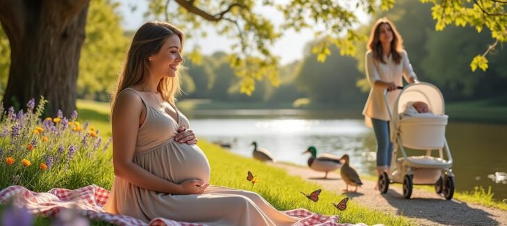 Activités nature : idées de sorties douces quand on est enceinte ou jeune maman