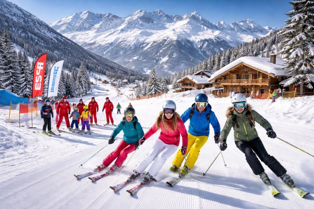 Offrir un séjour ski mémorable à Serre Chevalier avec forfait ESF ou Snow Academy