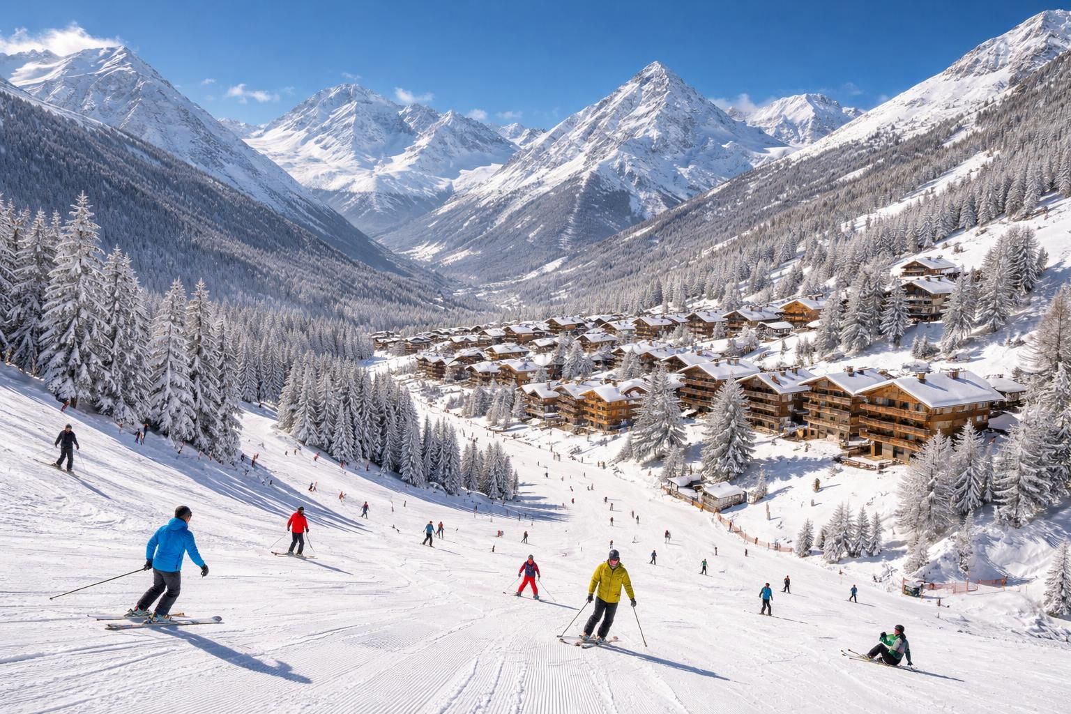 profitez d'un séjour au ski pas cher à serre chevalier avec des forfaits groupés avantageux et des logements économiques pour des vacances inoubliables à petit prix.