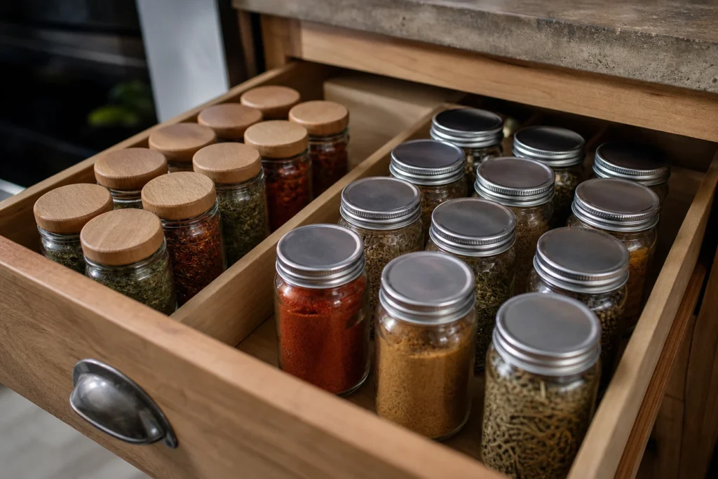5 idées de rangement pas cher pour organiser ses épices dans un tiroir